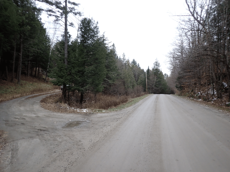paved road frontage