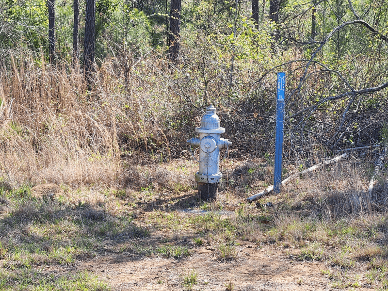 fire hydrant property border